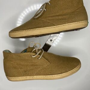 PF Flyers Hi Top Tan Shoes Sneakers Men 12 Women 13,5